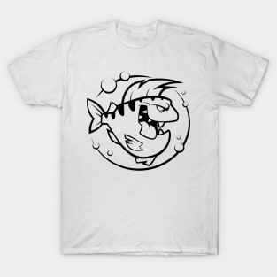 Cartoon crazy fish T-Shirt